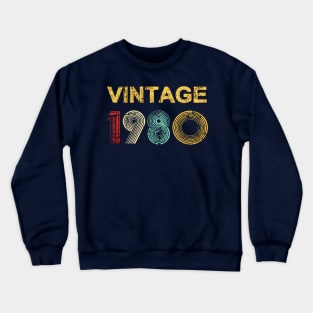 vintage born 1980 Crewneck Sweatshirt